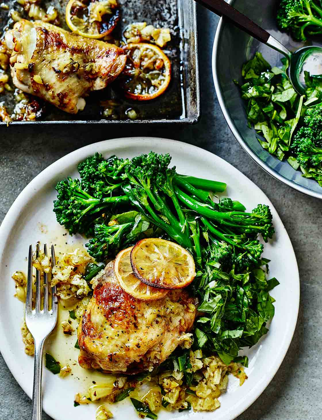 Lemon and pineapple roasted chicken recipe Sainsbury`s Magazine