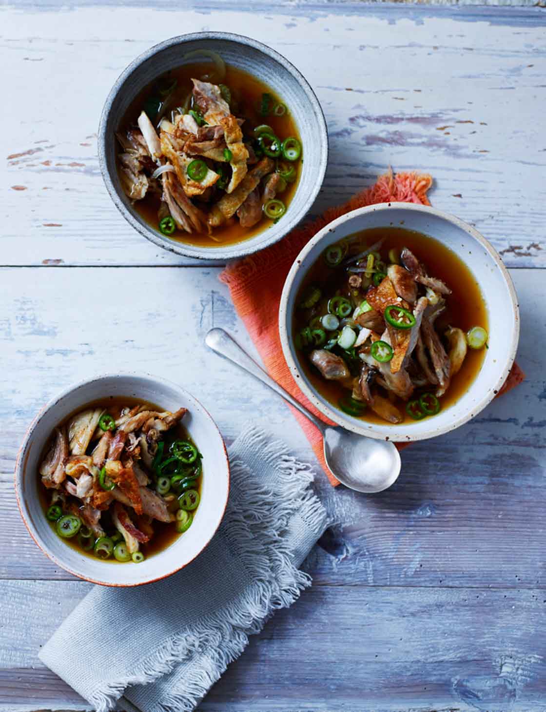 Chicken and mushroom broth recipe Sainsbury`s Magazine