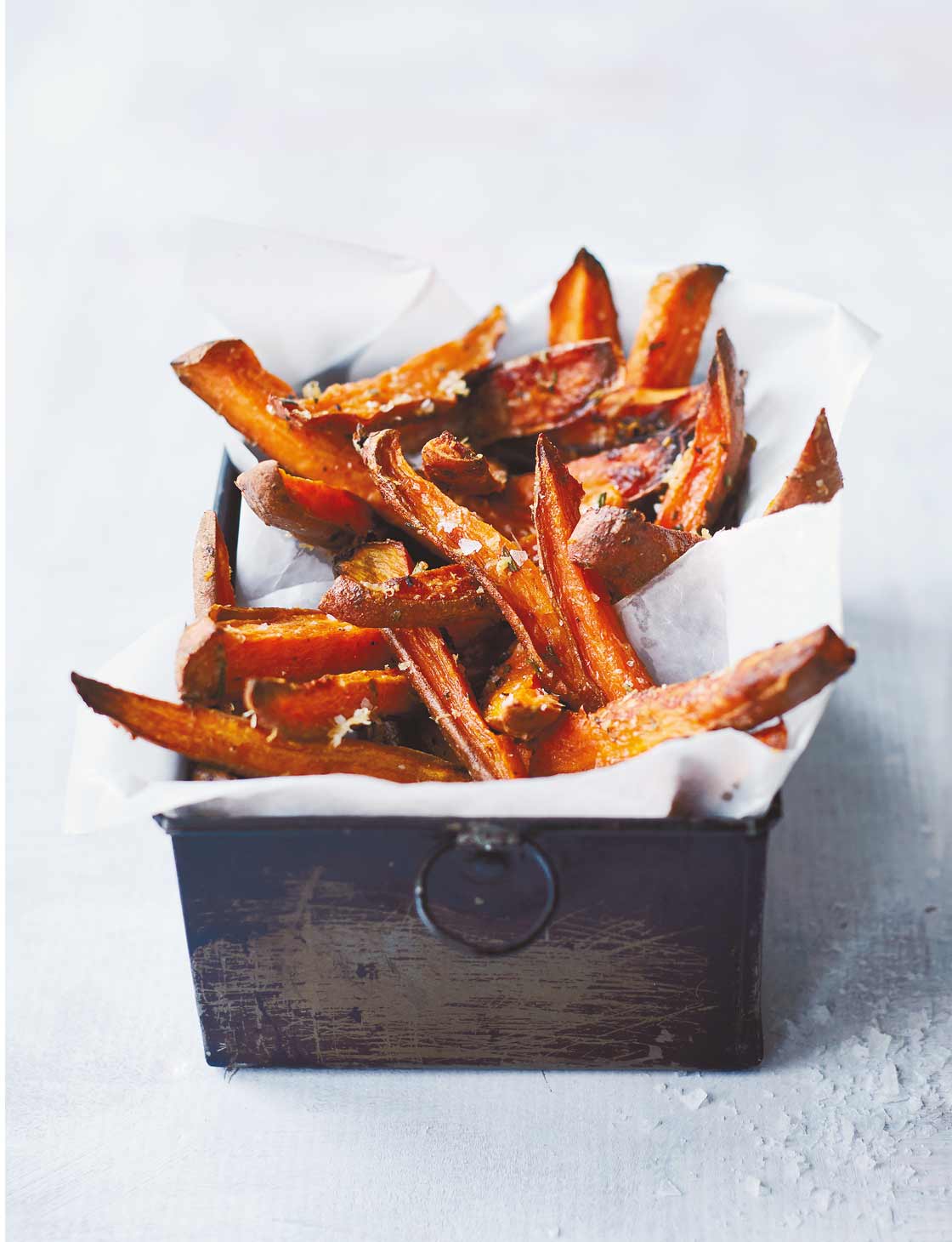 Parmesan sweet potato fries Sainsbury`s Magazine