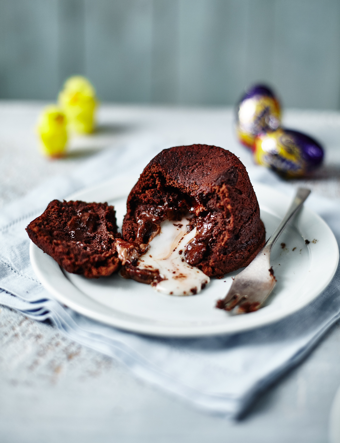 Creme Egg chocolate fondants recipe  Sainsbury's Magazine