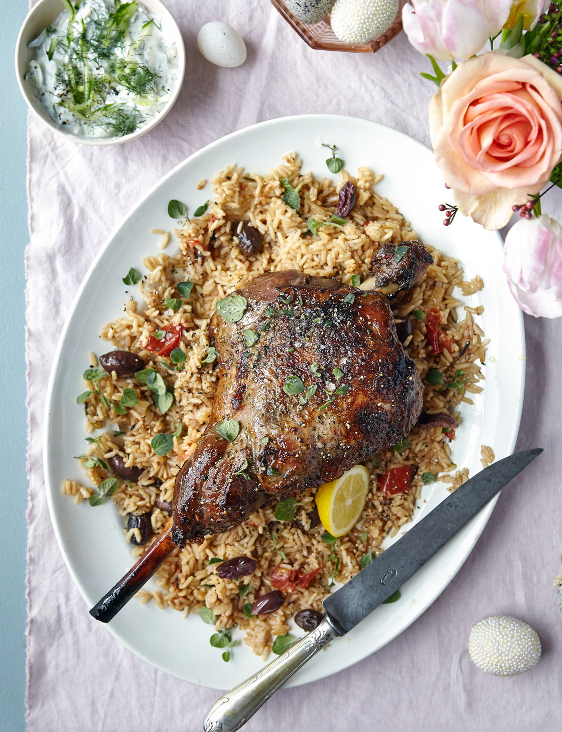 Gizzi Erskine’s Greek roast lamb recipe | Sainsbury`s Magazine
