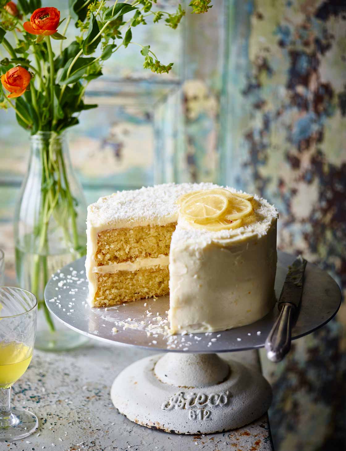 Coconut Lemon Drizzle Cake Recipe Sainsbury S Magazine