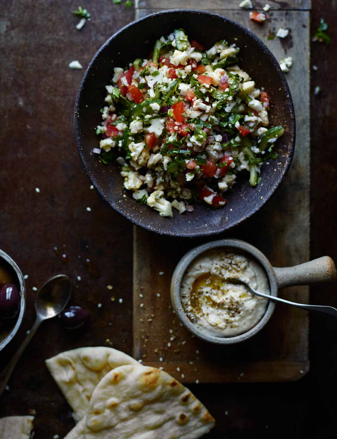 Cauliflower tabbouleh recipe | Sainsbury`s Magazine