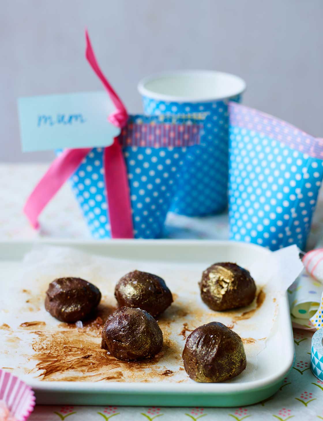 Salted chocolate truffles recipe Sainsbury`s Magazine