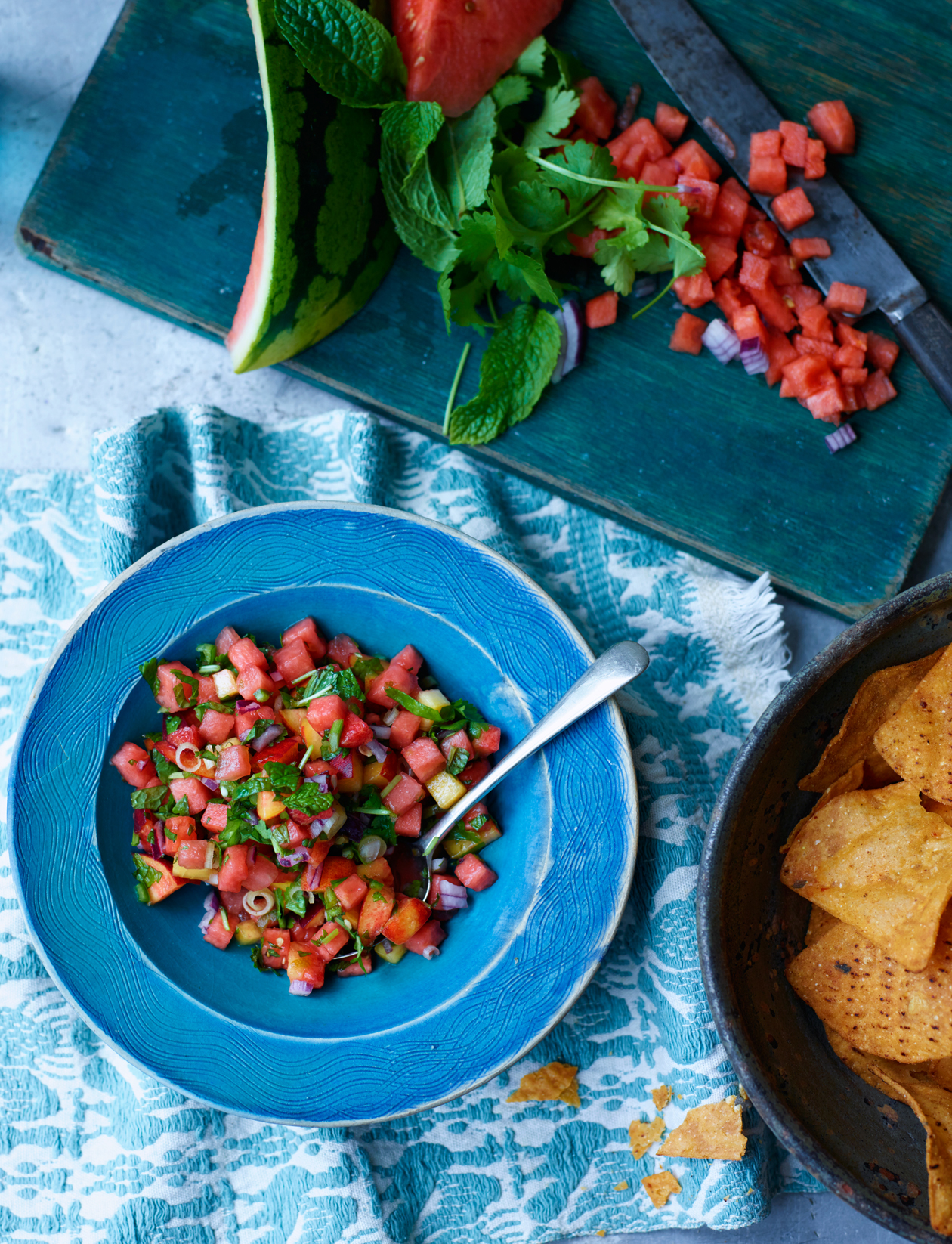 Spicy watermelon salsa recipe | Sainsbury`s Magazine