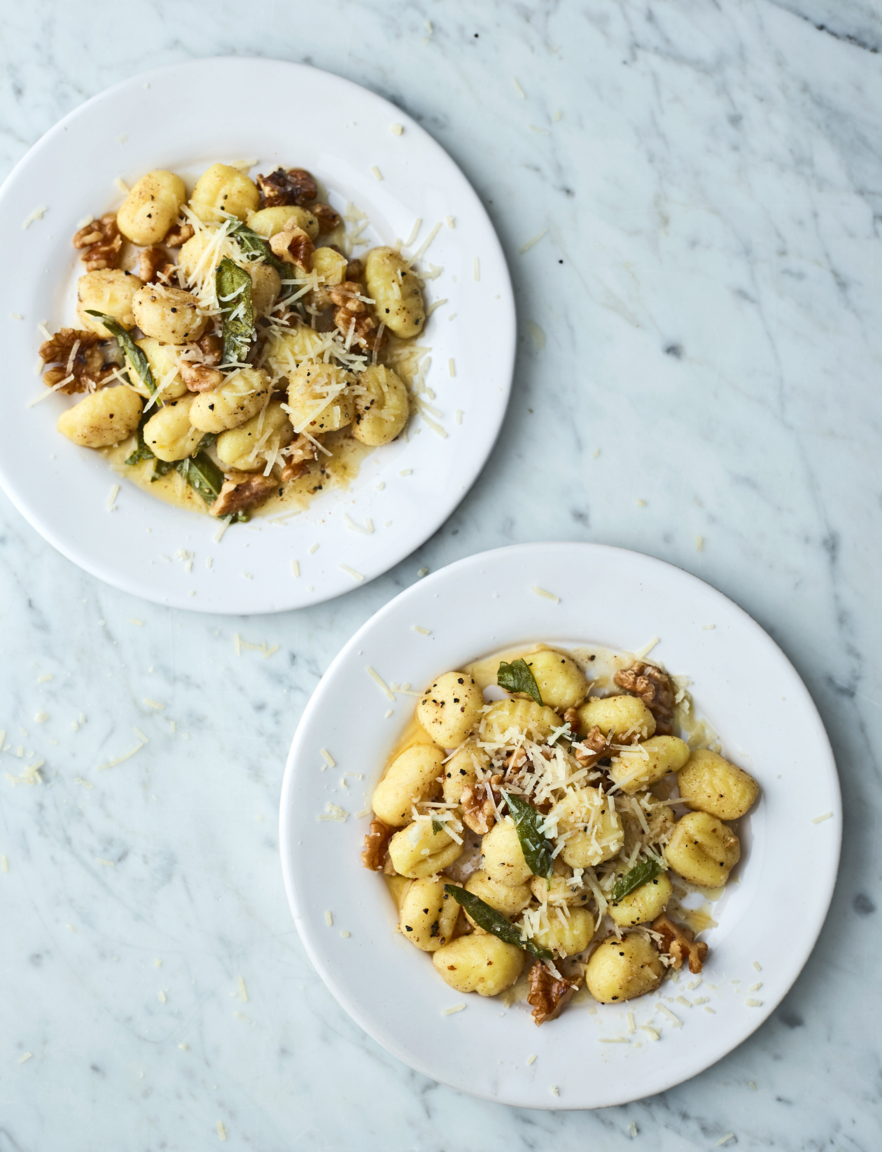 Walnut and sage gnocchi recipe Sainsbury`s Magazine