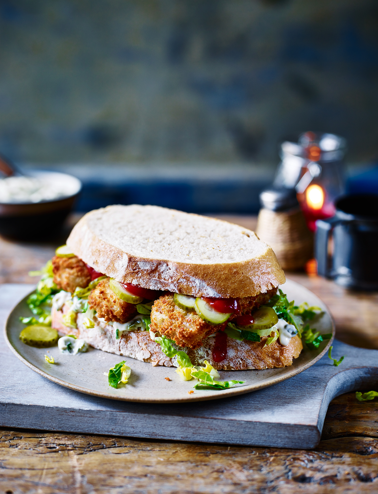 Fish finger sandwich recipe