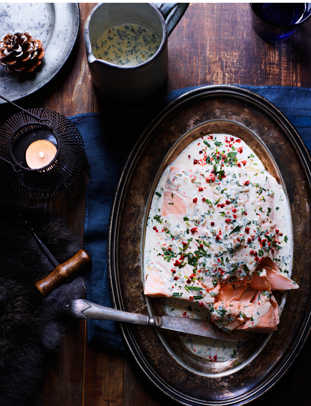Salmon in rosé sauce recipe | Sainsbury`s Magazine