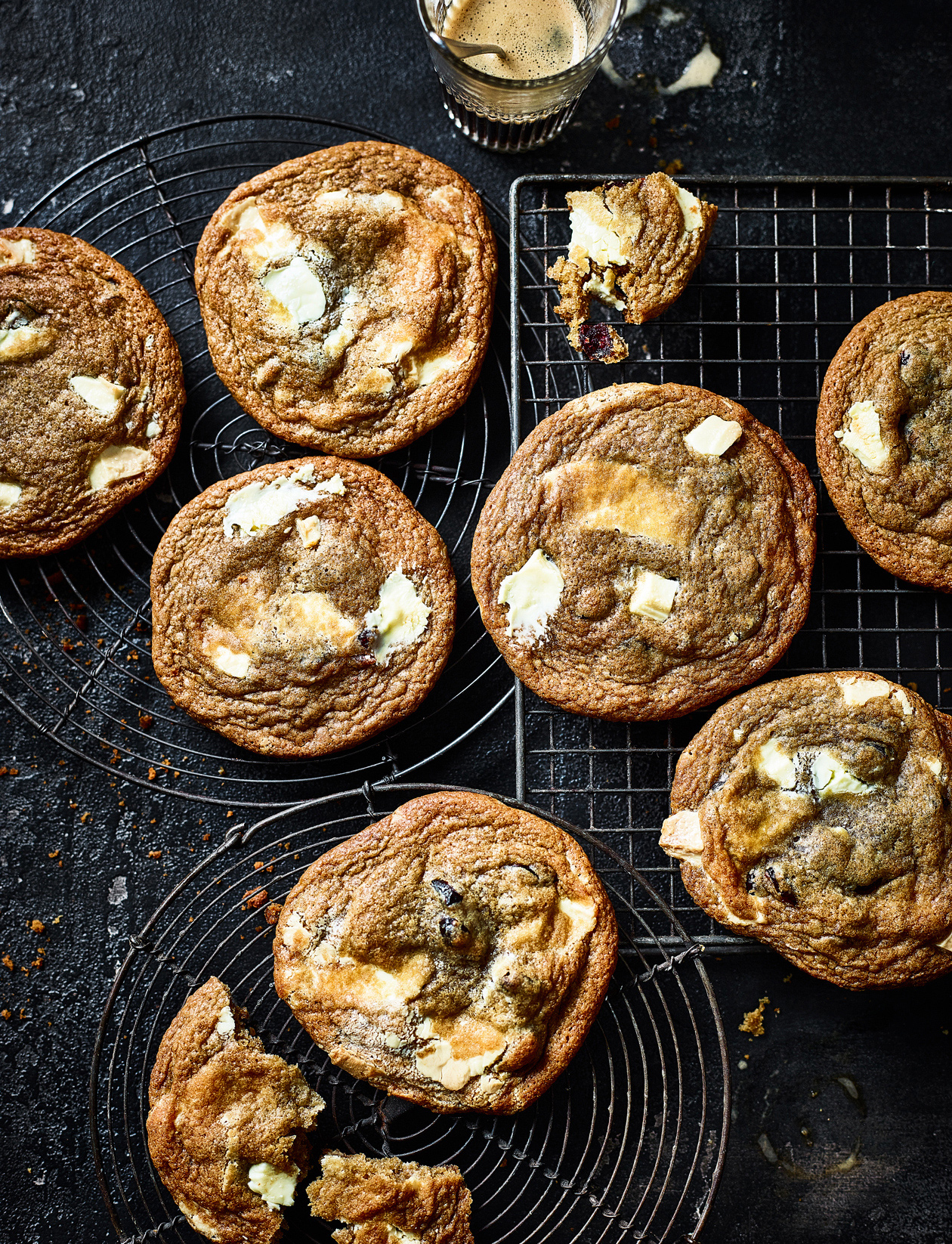 Ultra-chewy white chocolate and cranberry cookies recipe | Sainsbury`s