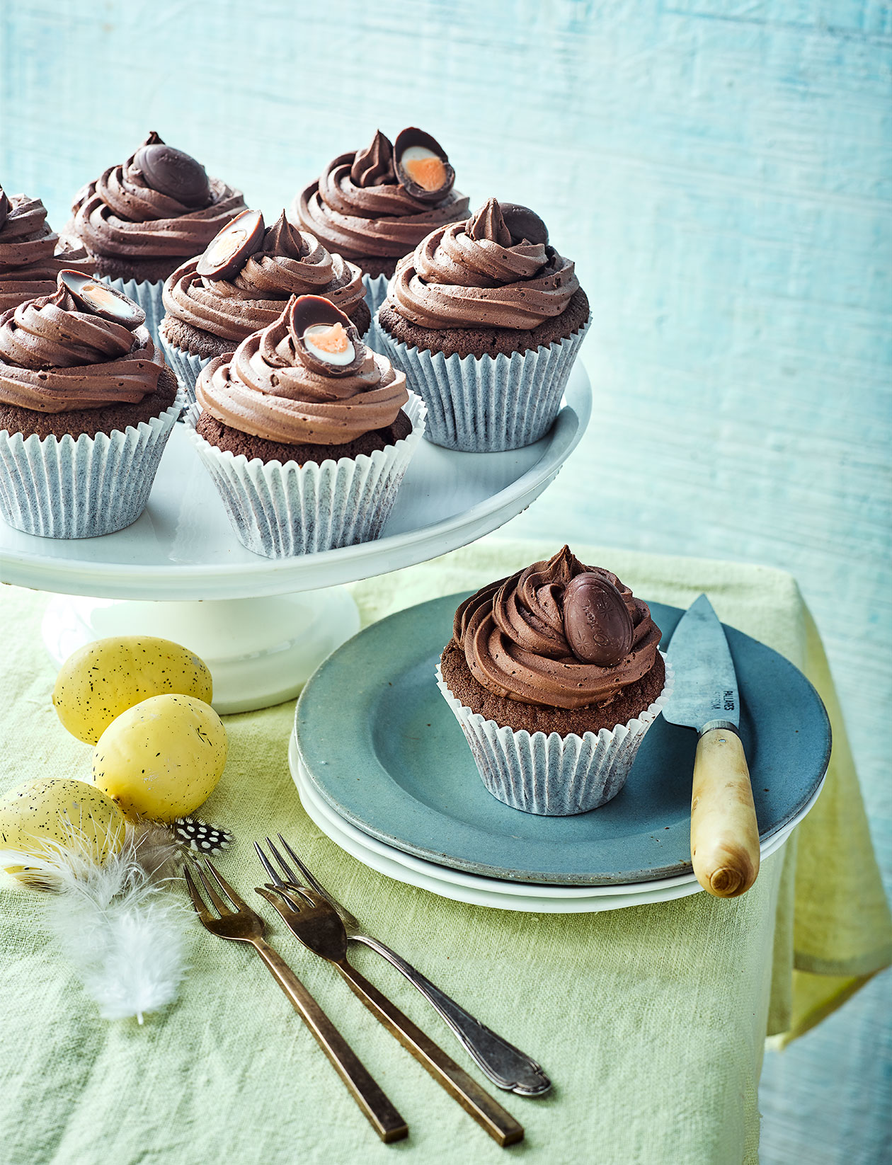 Creme Egg chocolate cakes recipe | Sainsbury`s Magazine