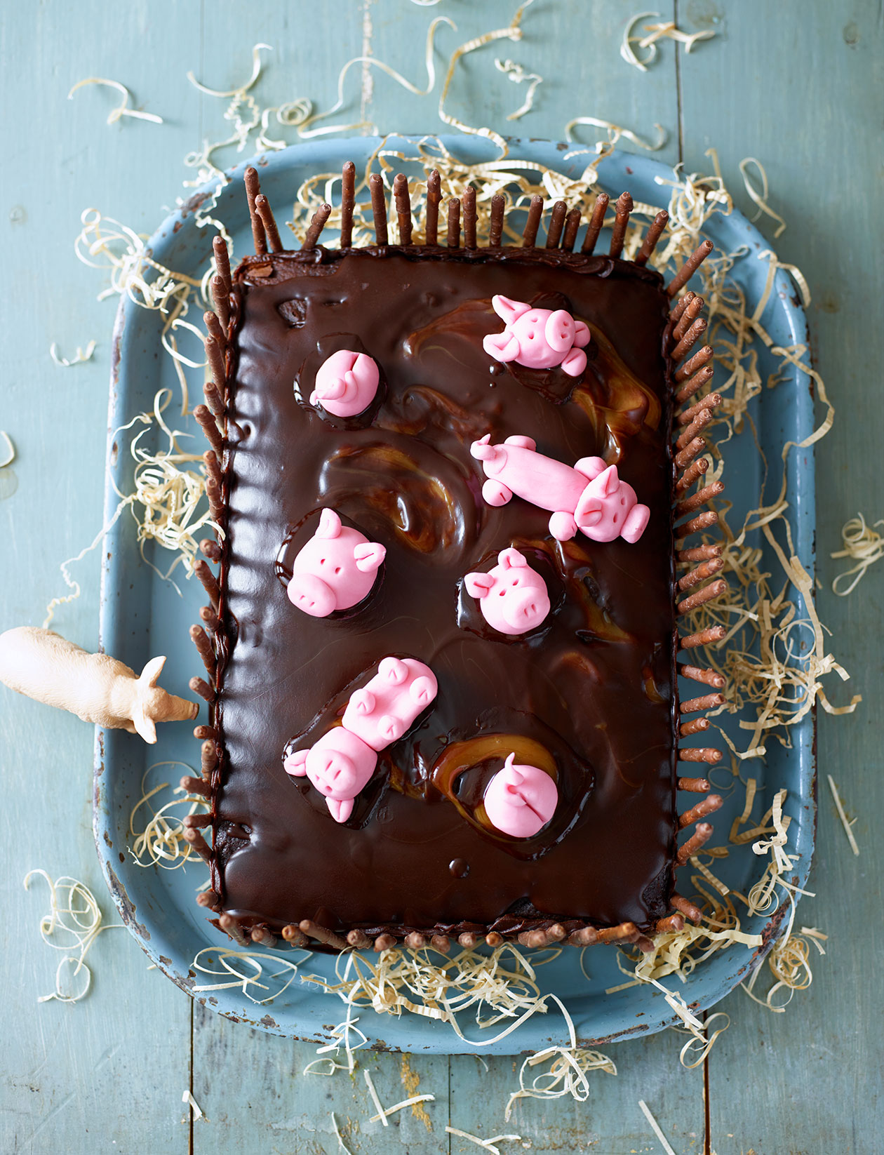 Pigs in mud cake recipe Sainsbury's Magazine Pigs in mud cake recipe Sainsbury's Magazine