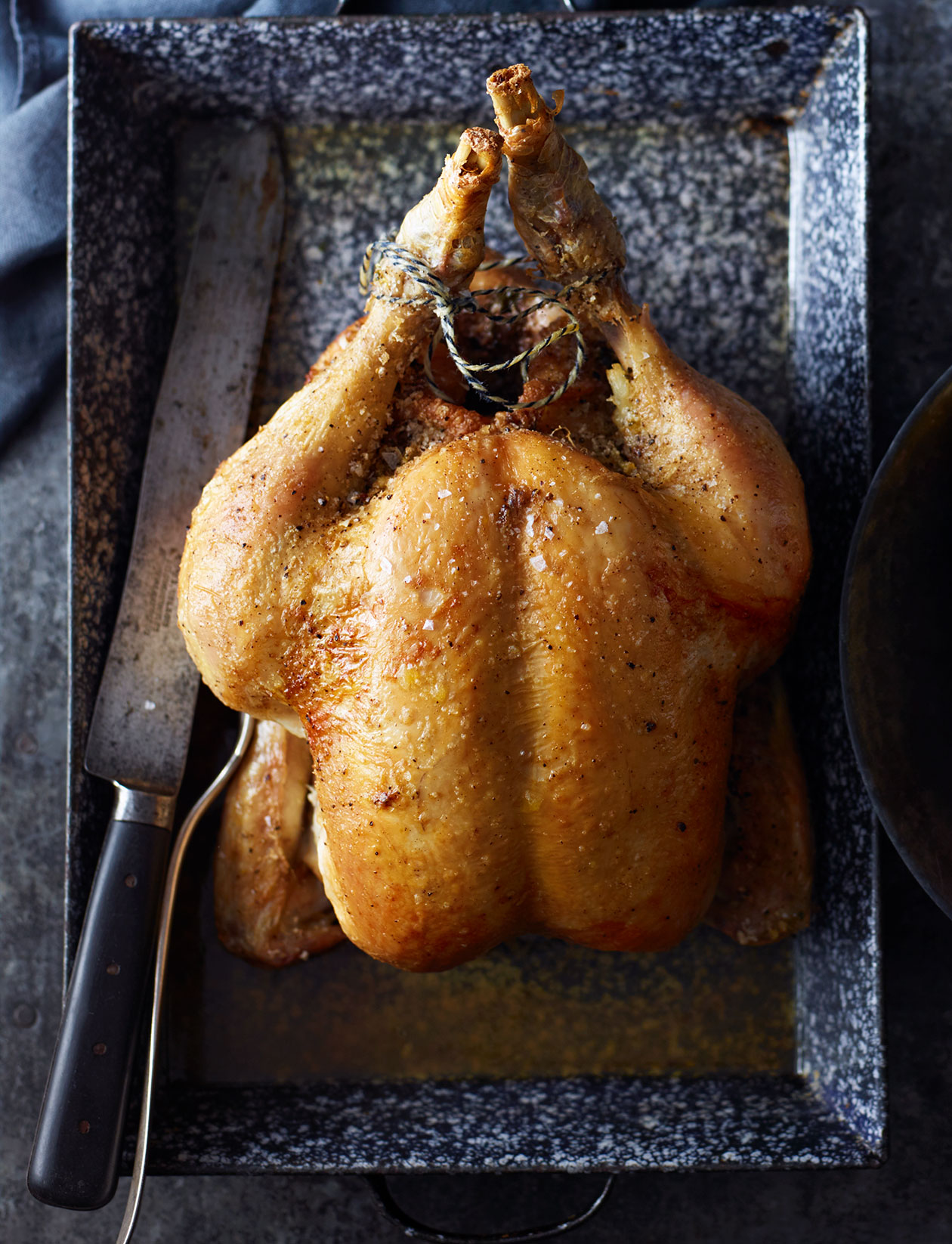 Super-moist roast chicken with lemon and thyme recipe | Sainsbury`s Magazine
