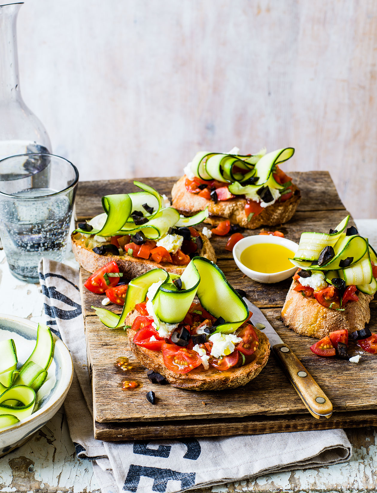 picture Tomato And Goat Cheese Bruschetta sainsbury s magazine