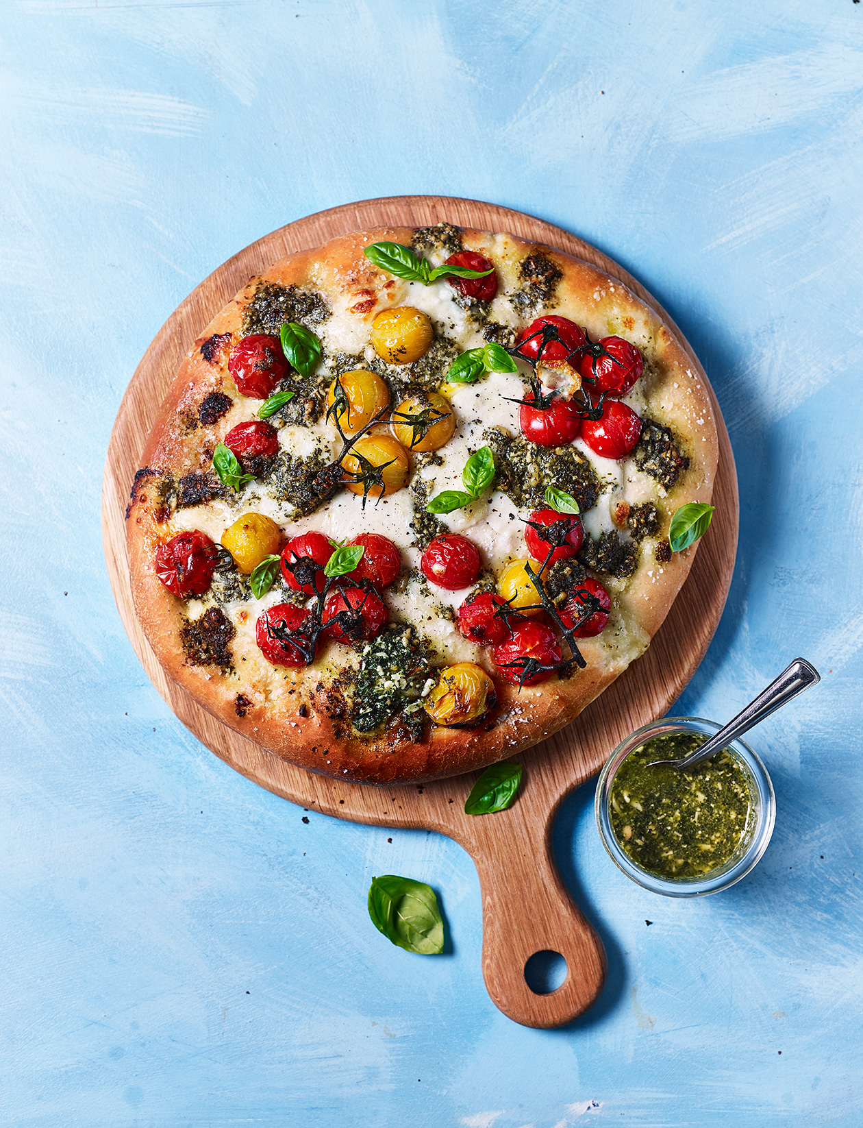 Summer caprese focaccia recipe | Sainsbury`s Magazine