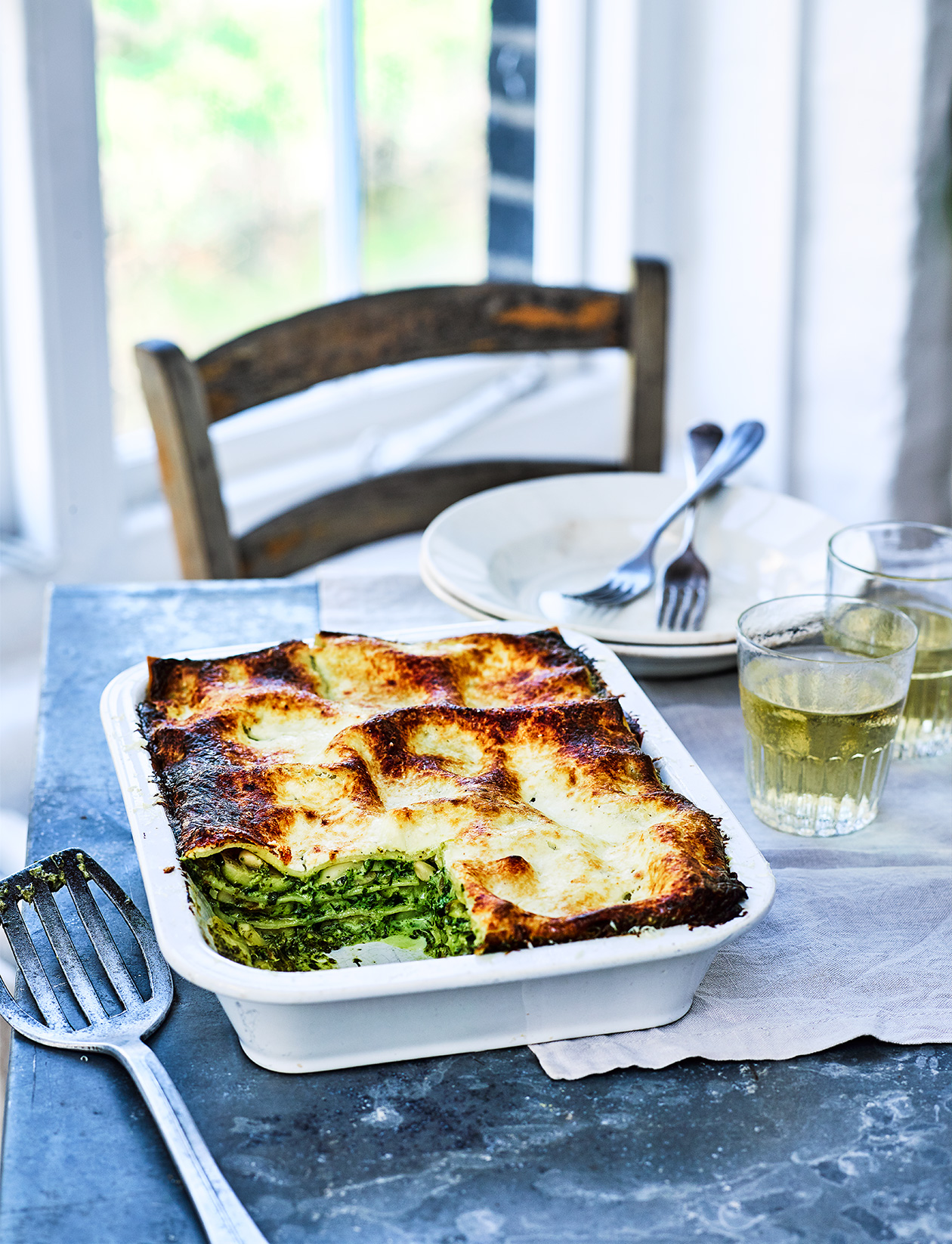 Green veg lasagne recipe Sainsbury`s Magazine