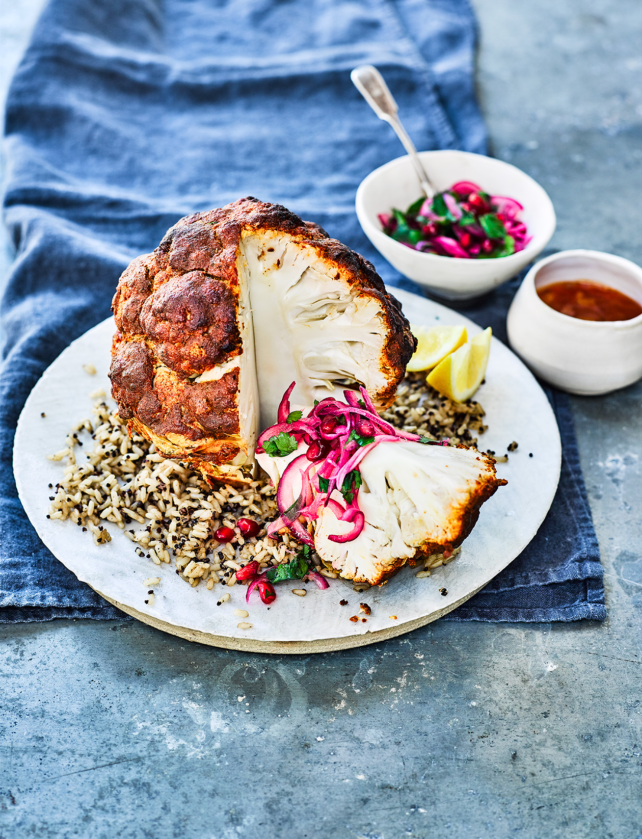 Tikka-spiced cauliflower recipe | Sainsbury's Magazine