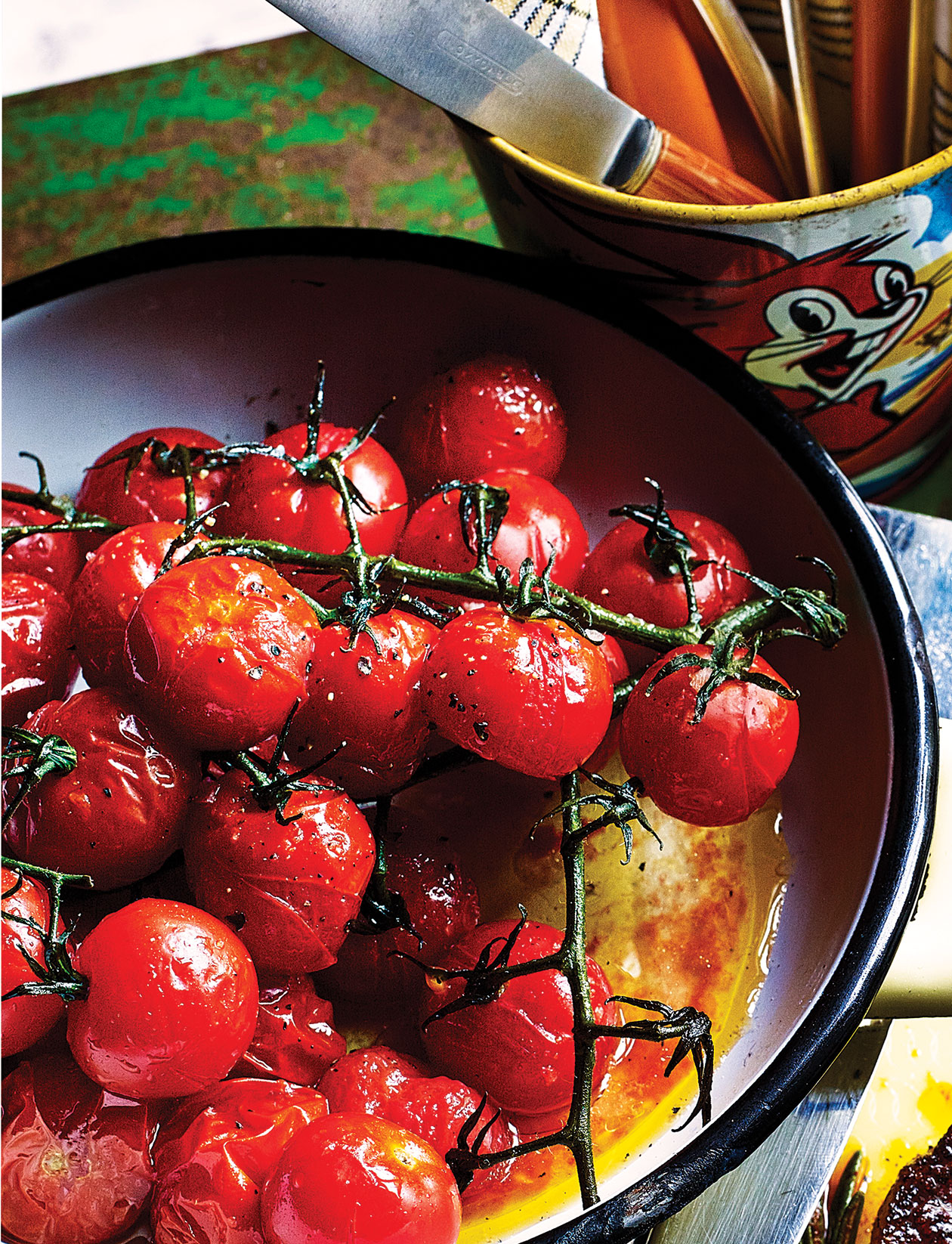 Roasted Vine Tomatoes Recipe | Sainsbury`s Magazine