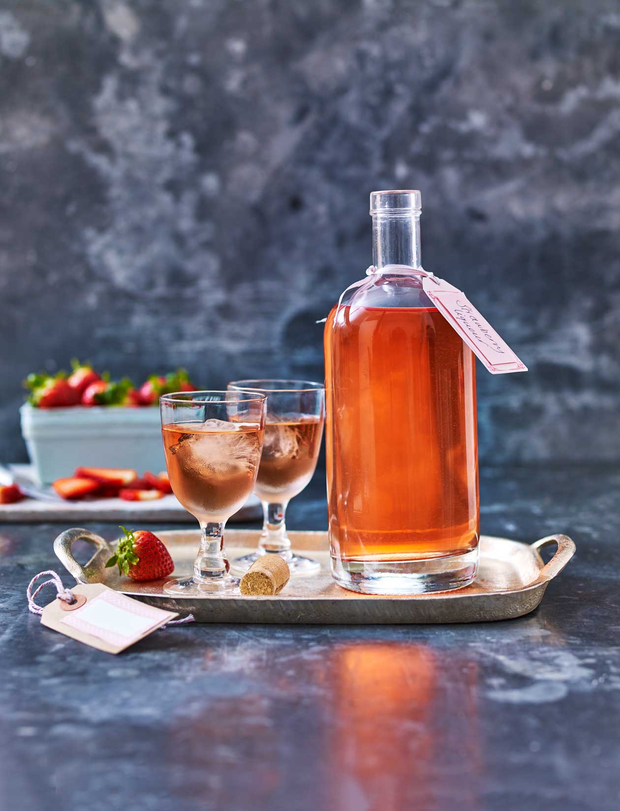 How to make homemade strawberry liqueur Sainsbury`s Magazine