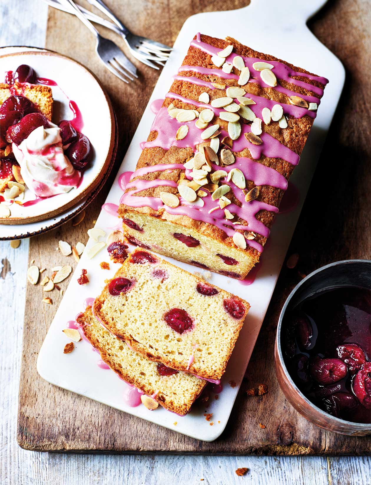 Cherry pound cake recipe Cherry pound cake recipe | Sainsbury`s Magazine