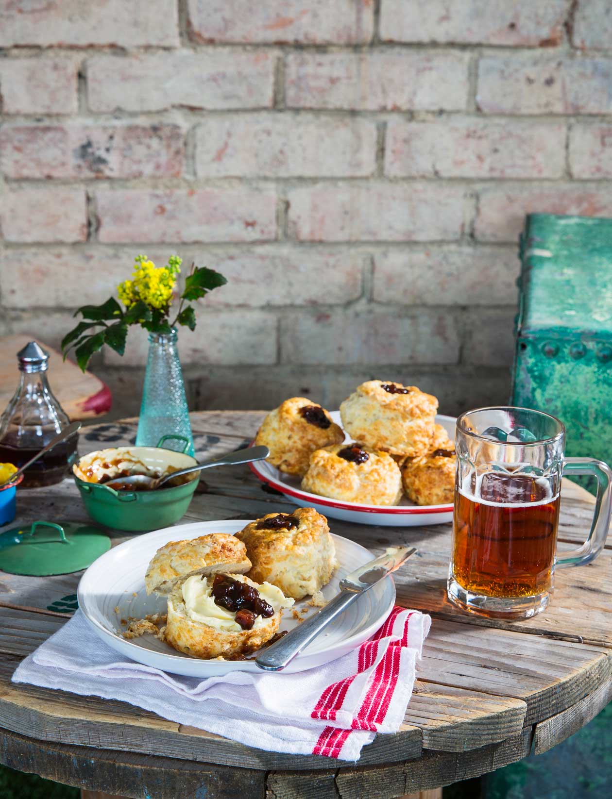 Ploughman's scones recipe | Sainsbury`s Magazine