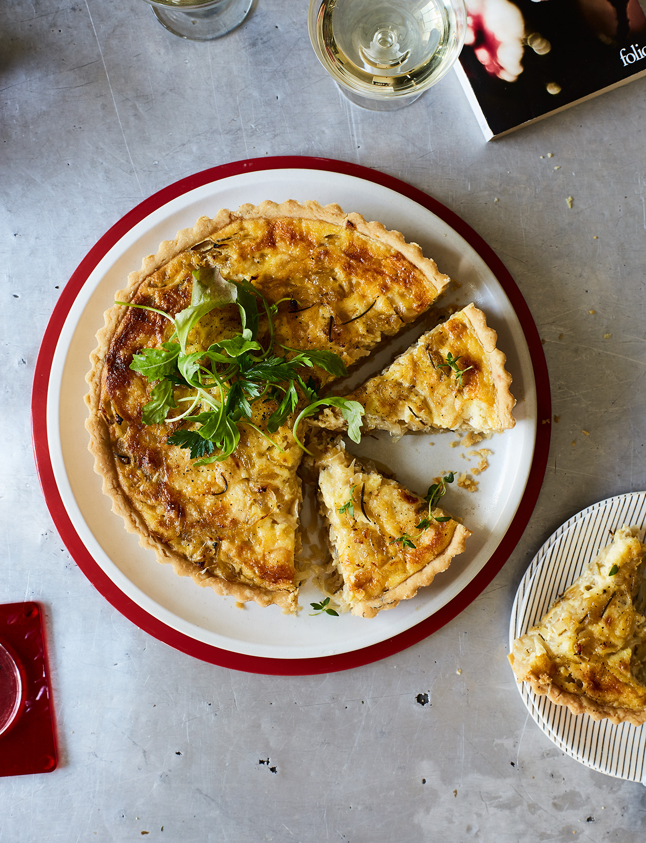 French onion soup tart recipe Sainsbury`s Magazine