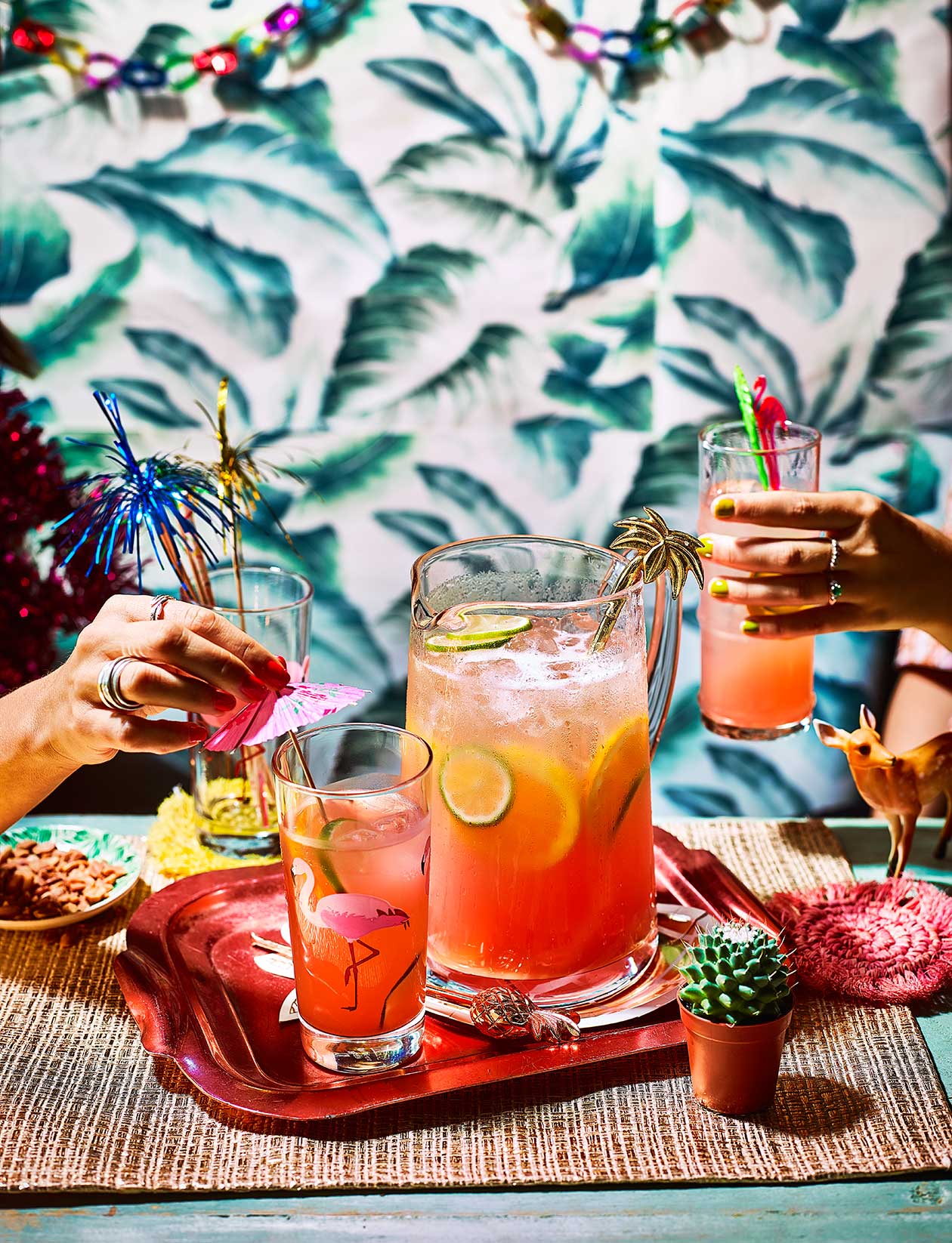 Pink Rum Punch Recipe Sainsbury S Magazine