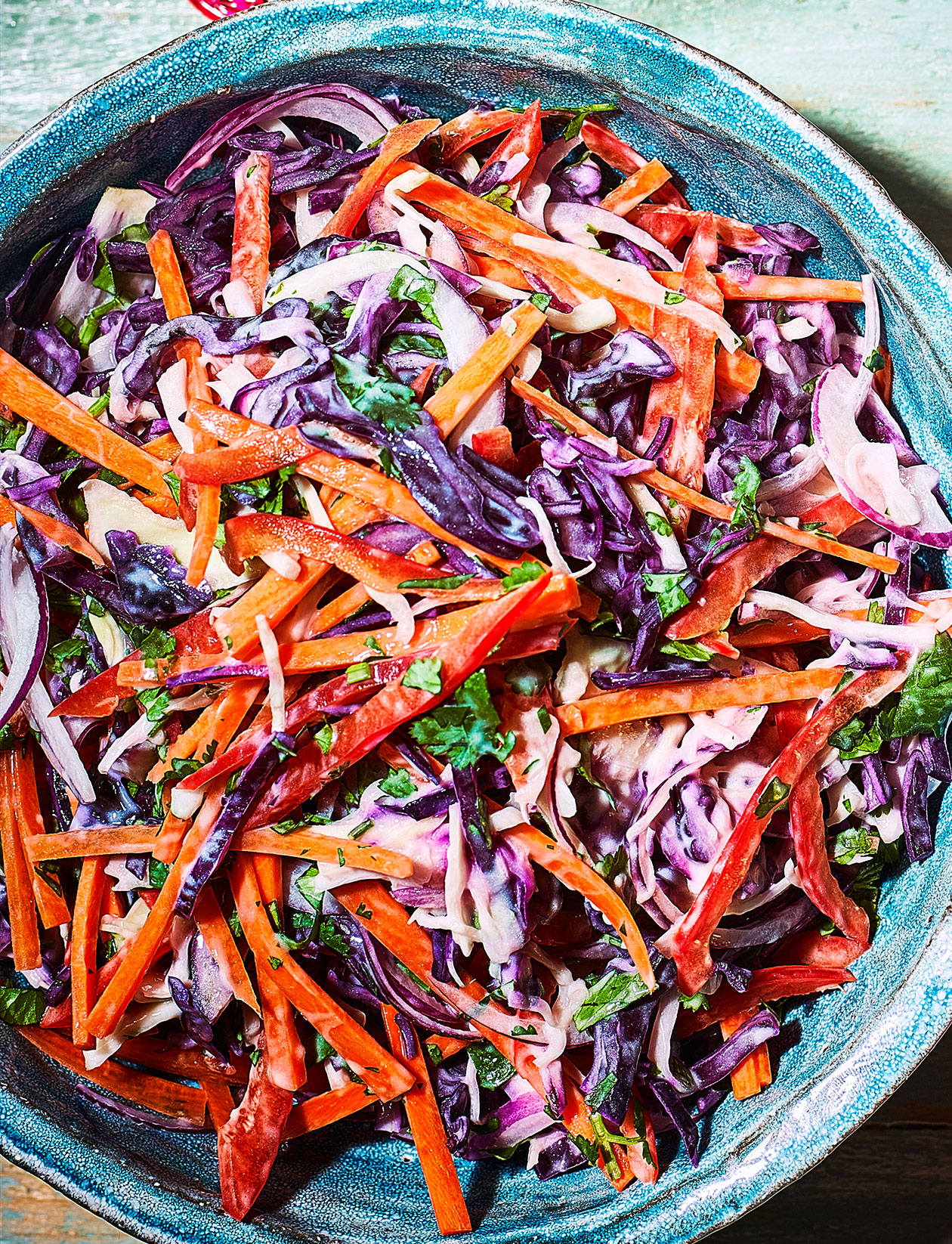 Citrus rainbow slaw recipe Citrus rainbow slaw recipe | Sainsbury`s Magazine