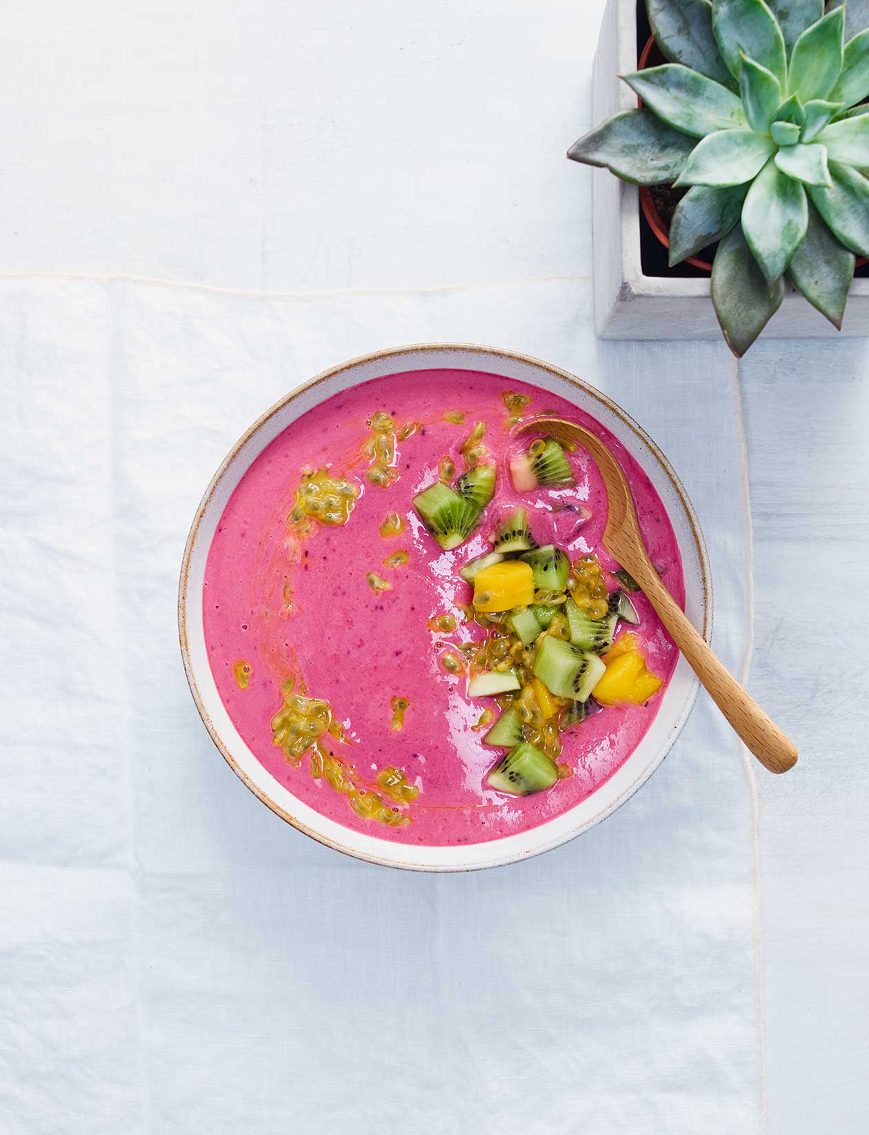 Rainbow smoothie bowl recipe | Sainsbury`s Magazine