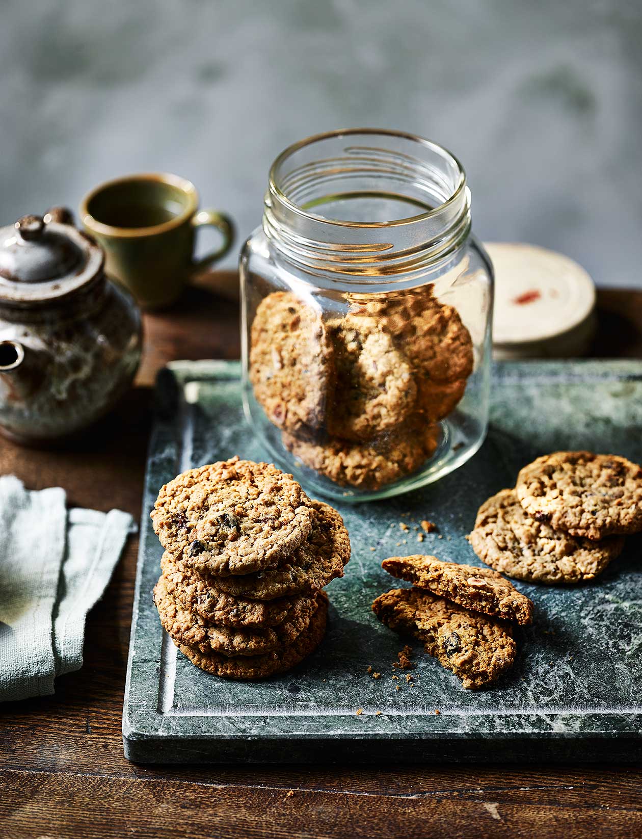 Brown butter, oat and chocolate chip cookies recipe | Sainsbury`s Magazine