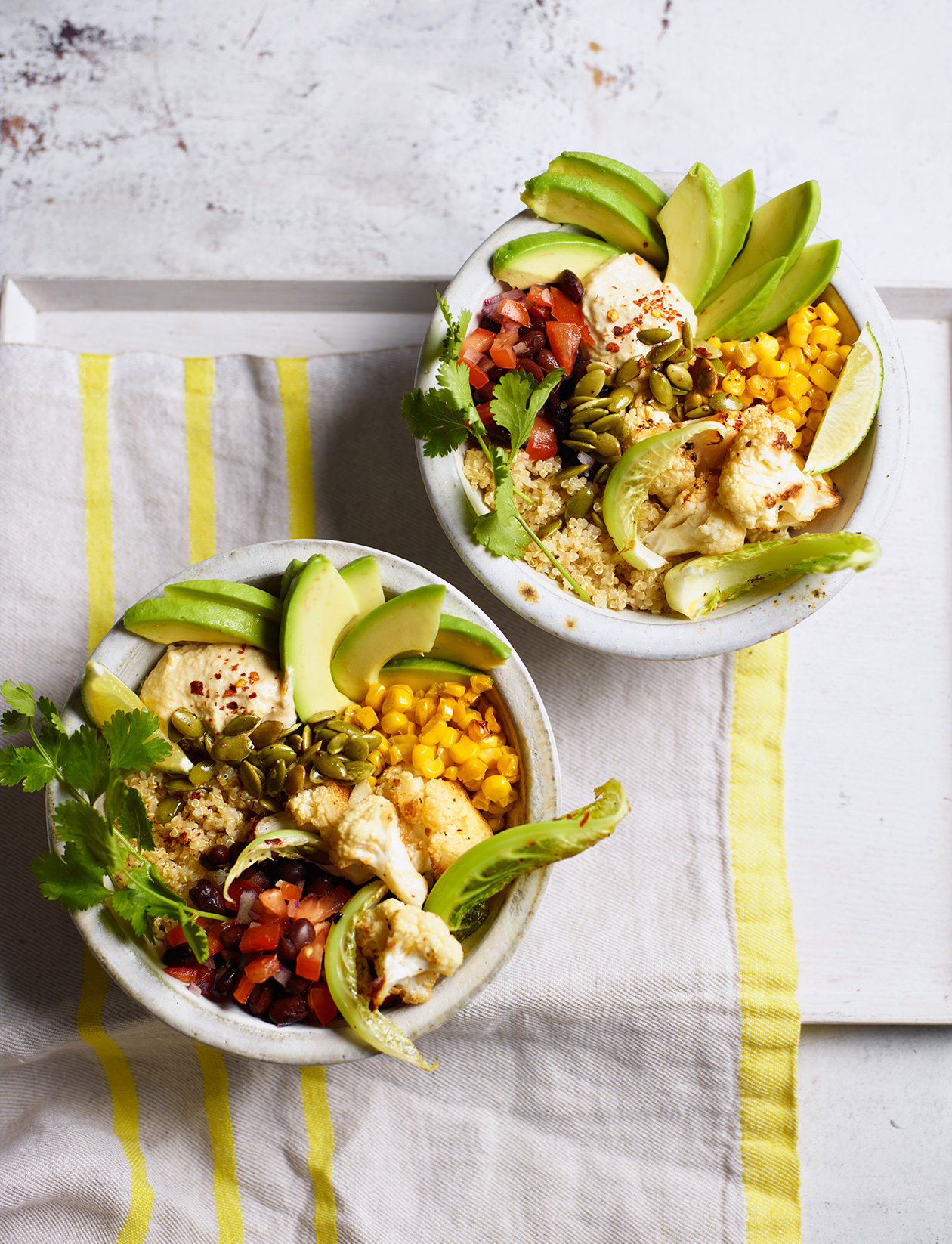 Smoky cauliflower and quinoa goodness bowl recipe Sainsbury`s Magazine