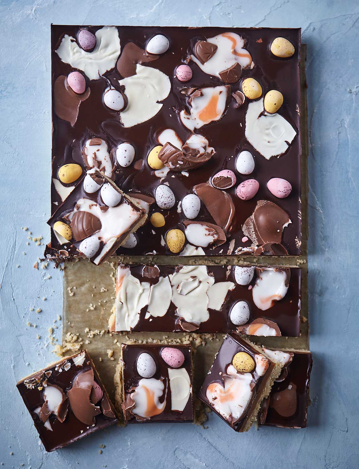 Easter millionaire’s shortbread traybake Sainsbury`s Magazine