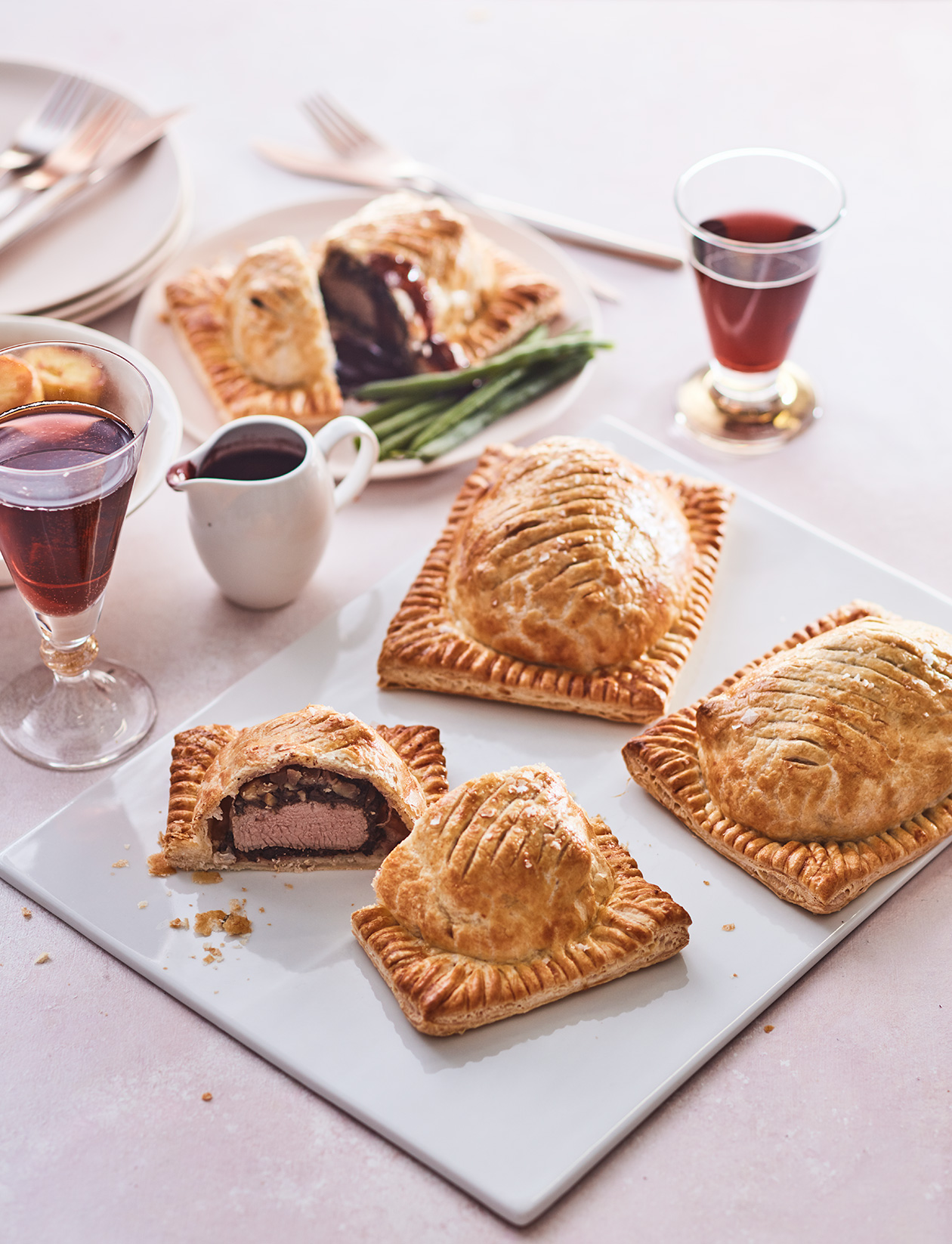 Individual minted lamb wellingtons recipe | Sainsbury`s Magazine