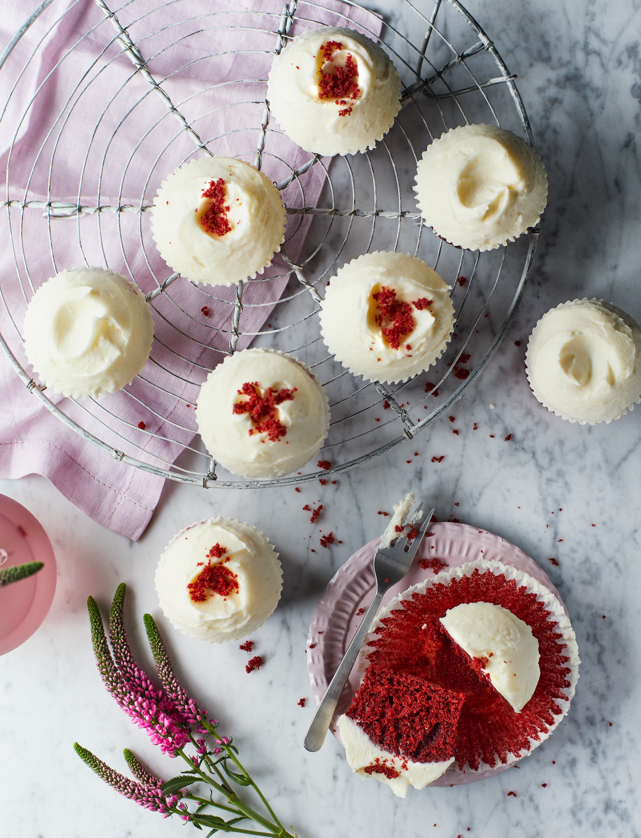 Hummingbird Bakery Red Velvet Cupcakes Recipe Sainsbury S Magazine