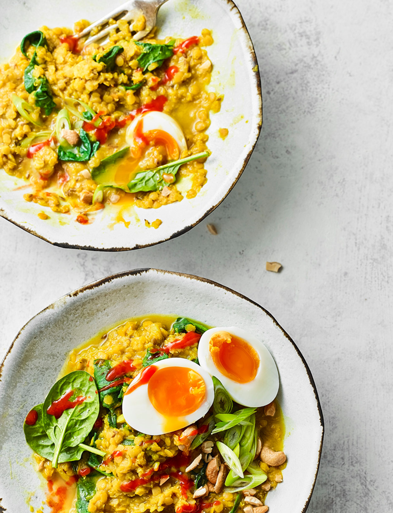 Spinach and cashew dhal recipe | Sainsbury`s Magazine