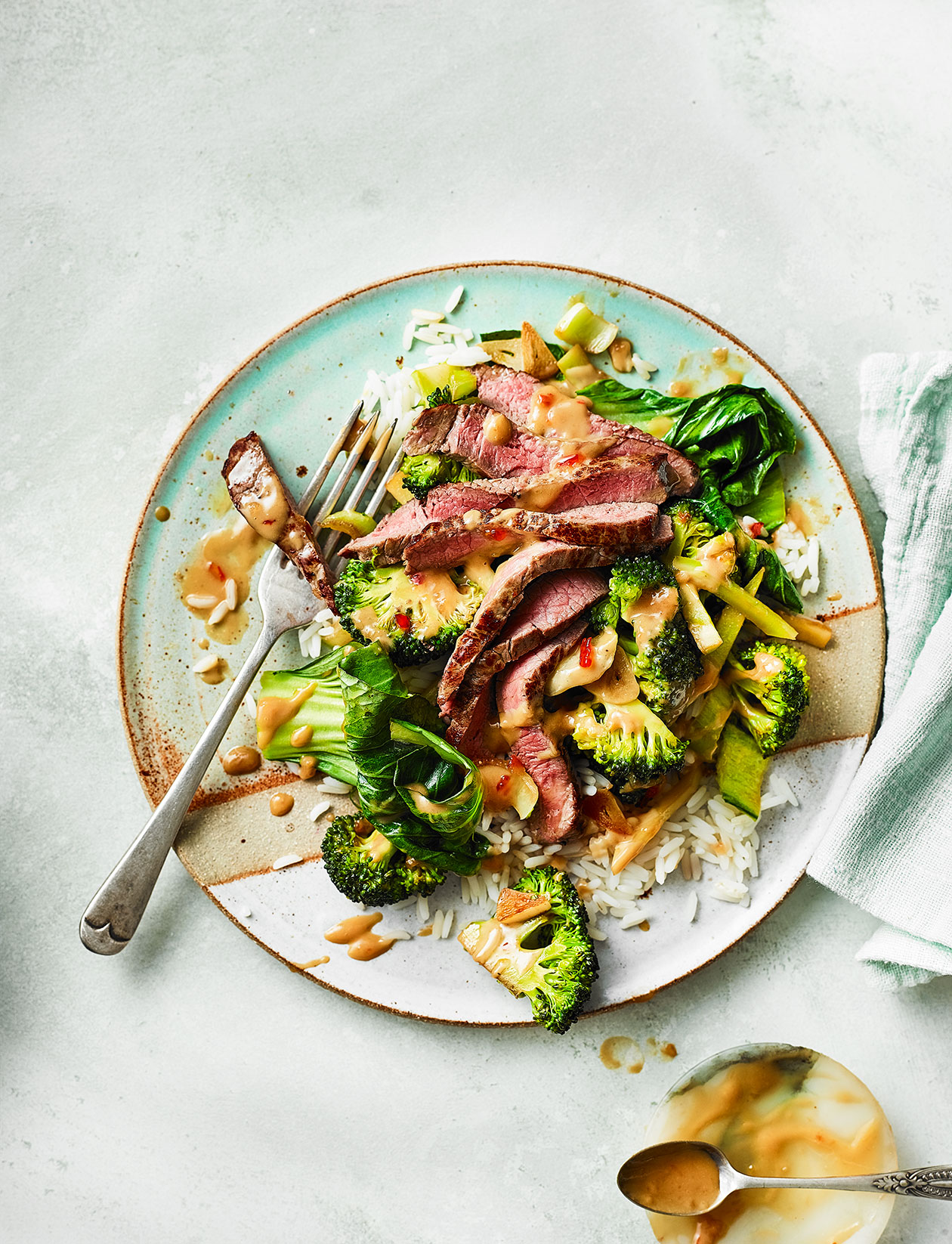Satay Steak Stir Fry Recipe Sainsbury S Magazine