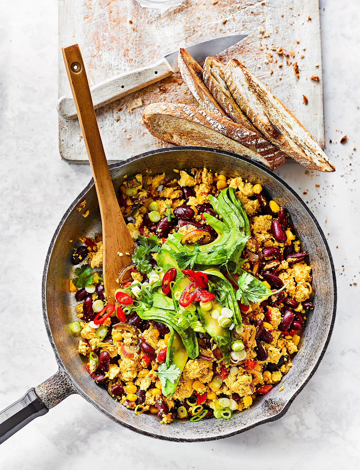 Cajun tofu scramble recipe Sainsbury`s Magazine