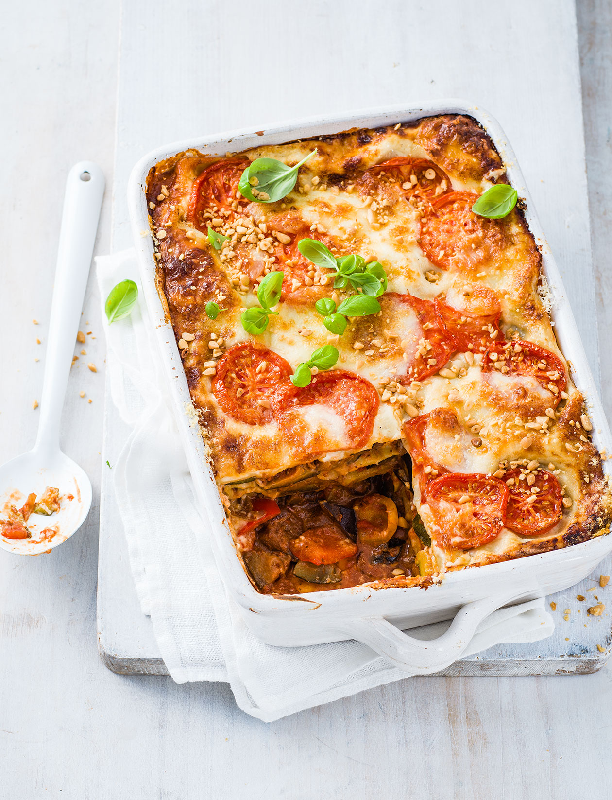 Chinese chilled noodles Ratatouille lasagne recipe | Sainsbury`s Magazine
