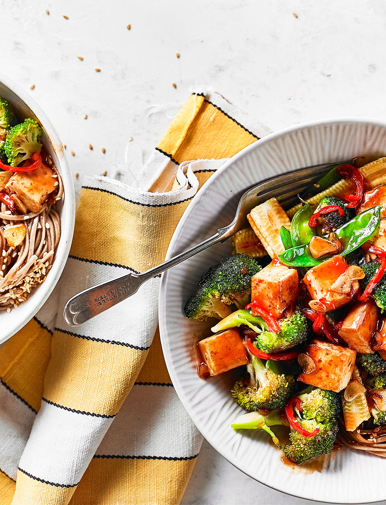 Teriyaki Tofu And Broccoli Stir Fry Recipe Sainsbury S Magazine