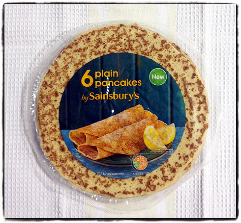 Pancake Packet Take one pack of... plain pancakes | Sainsbury's Magazine
