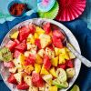 Fruit salad with chilli and lime