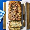 Spinach, feta and squash loaf