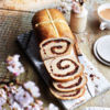 Hot cross bun cinnamon swirl loaf