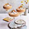 Cappuccino tahini mousse with sesame brittle