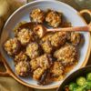 Sausage-stuffed portobello mushrooms
