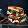 Brie and pickled blackberry toastie