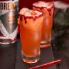 Bloody gin fizz from BrewDog 