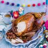 Pavo relleno - Mexican stuffed roast turkey