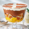 Chocolate-orange hot cross bun trifle