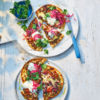 Taco pizza flatbreads