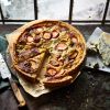Plum and Stilton tart